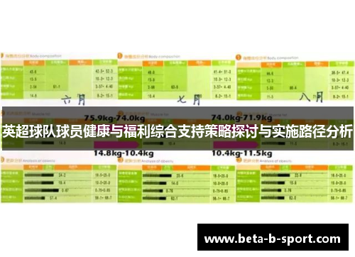 英超球队球员健康与福利综合支持策略探讨与实施路径分析 英超球队球员健康与福利综合支持策略探讨与实施路径分析
