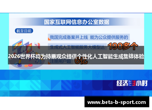2026世界杯将为持票观众提供个性化人工智能生成集锦体验